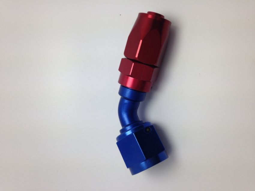 Fragola -10AN Fem x -8AN Hose 45 Degree Reducing Hose End