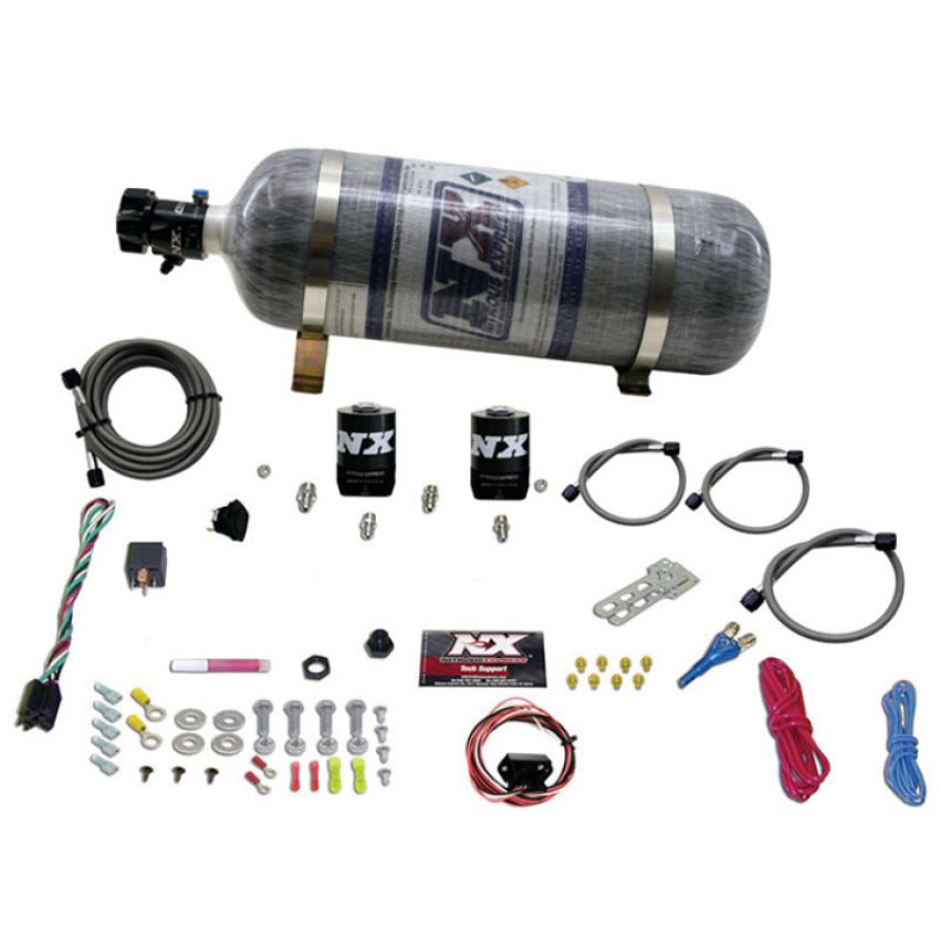Nitrous Express 20930-12 5TH GEN CAMARO SINGLE NOZZLE SYSTEM (35-150HP) W/ COMPOSITE BOTTLE