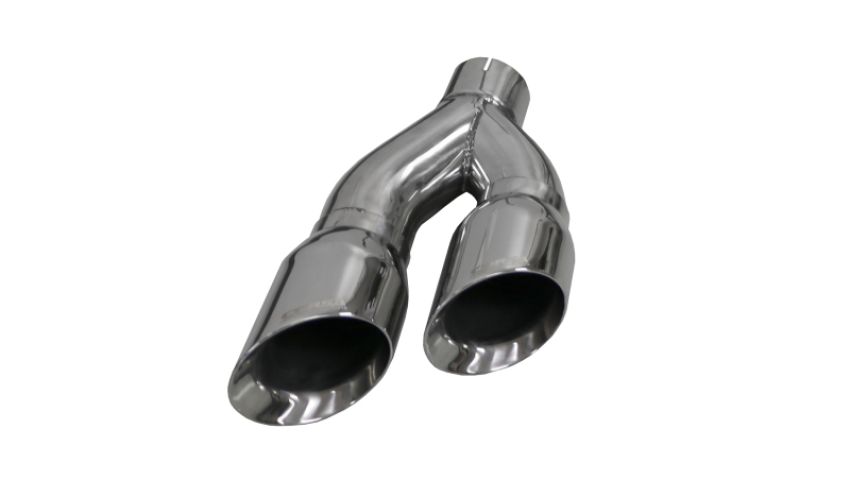Corsa Performance 14031 Twin 4.0in. Side Swept Polished Pro-Series Tip Kit (Clamp Included)
