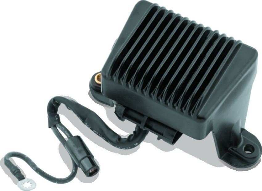 TwinPower 498271 Twin Power 04-05 FLH FLT Voltage Regulator Black Replaces H-D 74505-04
