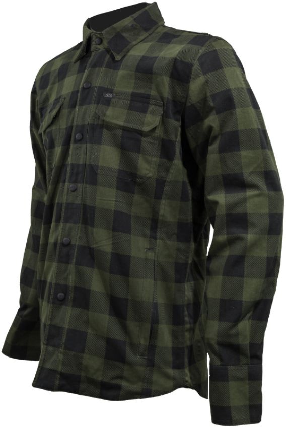 Speed and Strength 609883 True Grit Armored Motoshirt Olive/Black - Medium