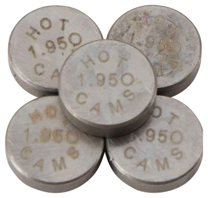 Hot Cams 5PK748195 07-16 CRF 150 R/2016 CRF 150 RB Big Wheel 1.950mm Shim Kit - 5 Pack