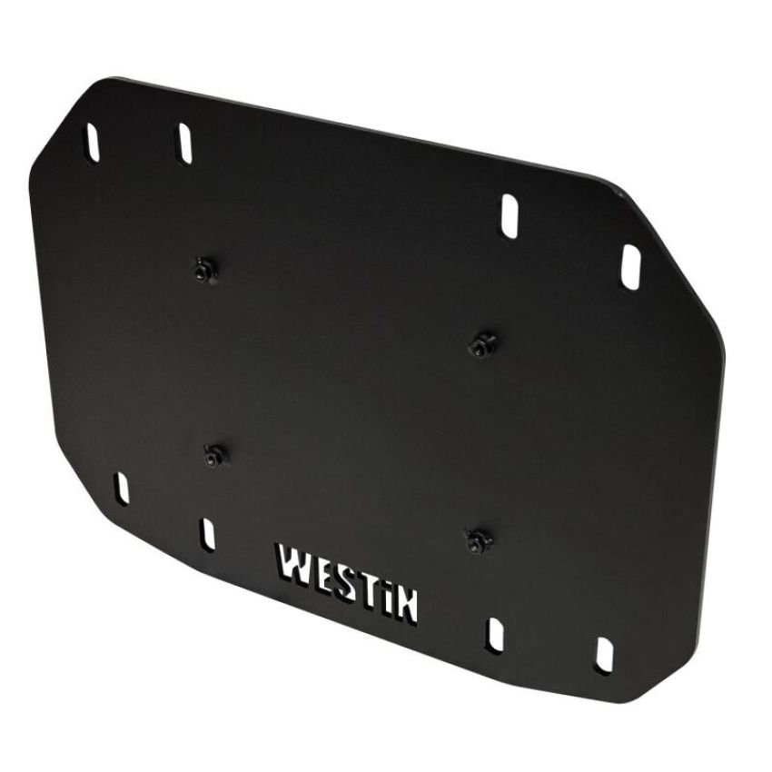 Westin 59-761205 18-25 Wrangler JL Spare Tire Delete Plate - Tex. Blk