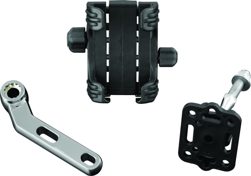 Kuryakyn 1788 Standard Cradle Tech-Connect Perch Mount Chrome
