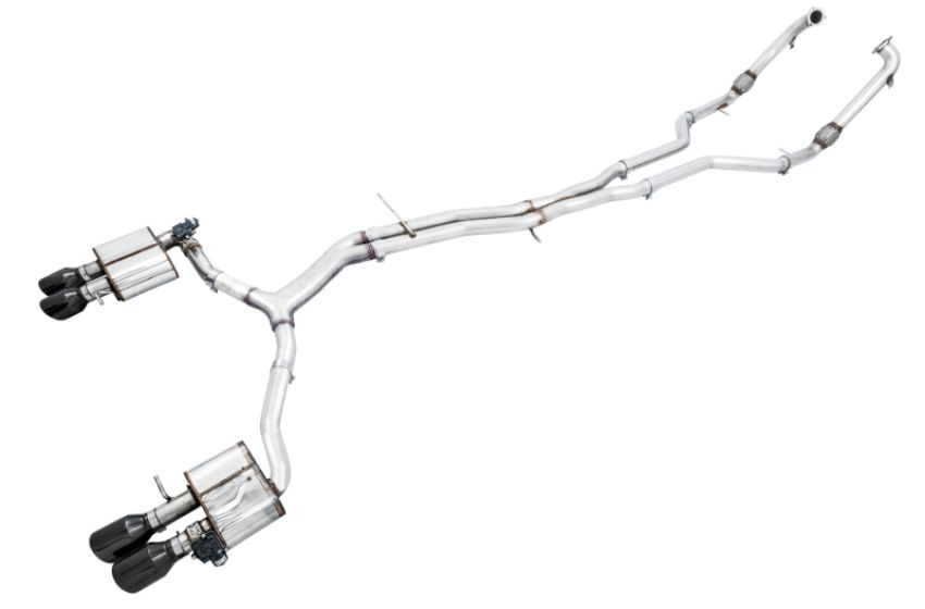 AWE Tuning 3025-43046 Audi B9 S5 Sportback SwitchPath Exhaust - Non-Resonated (Black 102mm Tips)