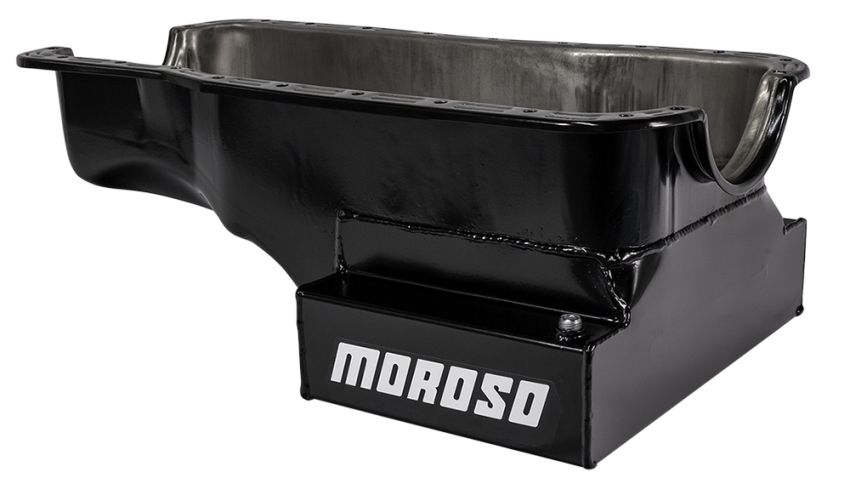 MOROSO MOR20502 SBF 289-302 Front Sump Oil Pan w/Kick-Out- 7qt.