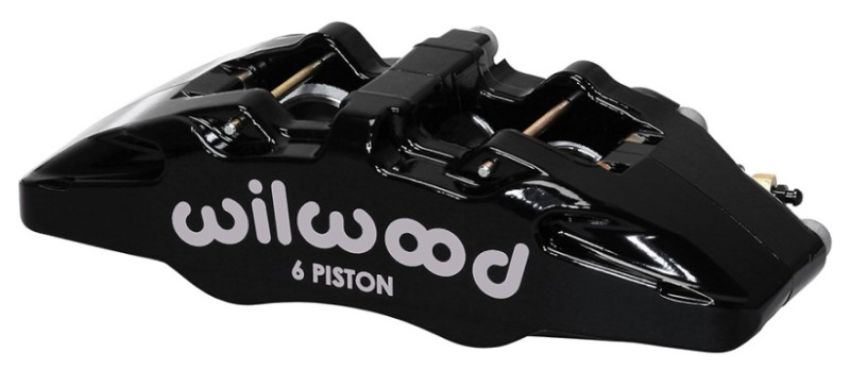 Wilwood 120-13438-BK Caliper-Forged Dynapro 6 5.25in Mount-R/H 1.38/1.00/1.00in Pistons .81in Disc
