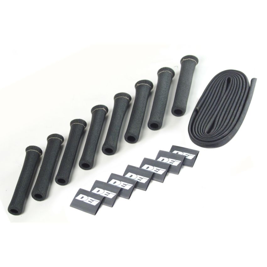 Design Engineering 10712 Protect-A-Boot & Wire Kit Black 8 Cylinder