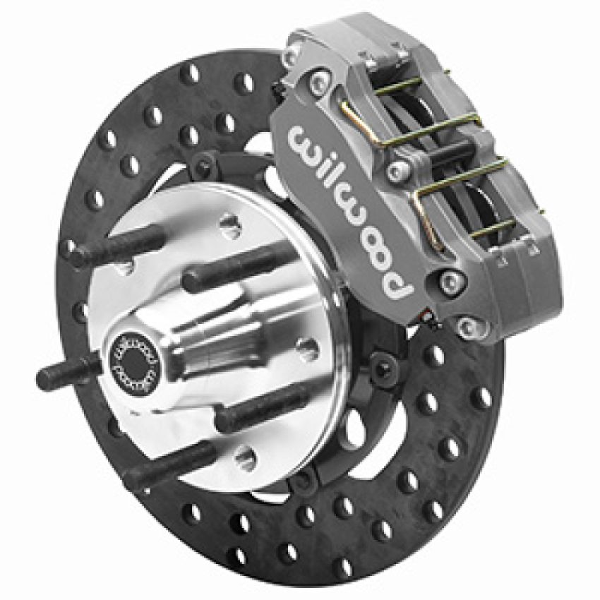 Wilwood 140-14418-D 70-78 Camaro Dynapro Lug Mount Front Dynamic Drag Brake Kit -Type III Ano Caliper - Drilled