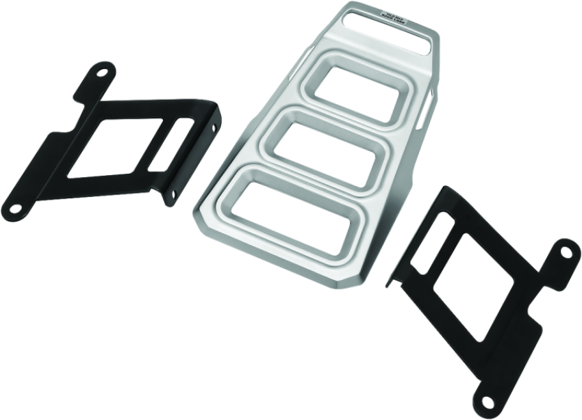 Kuryakyn 6664 Dillinger Luggage Rack Silver