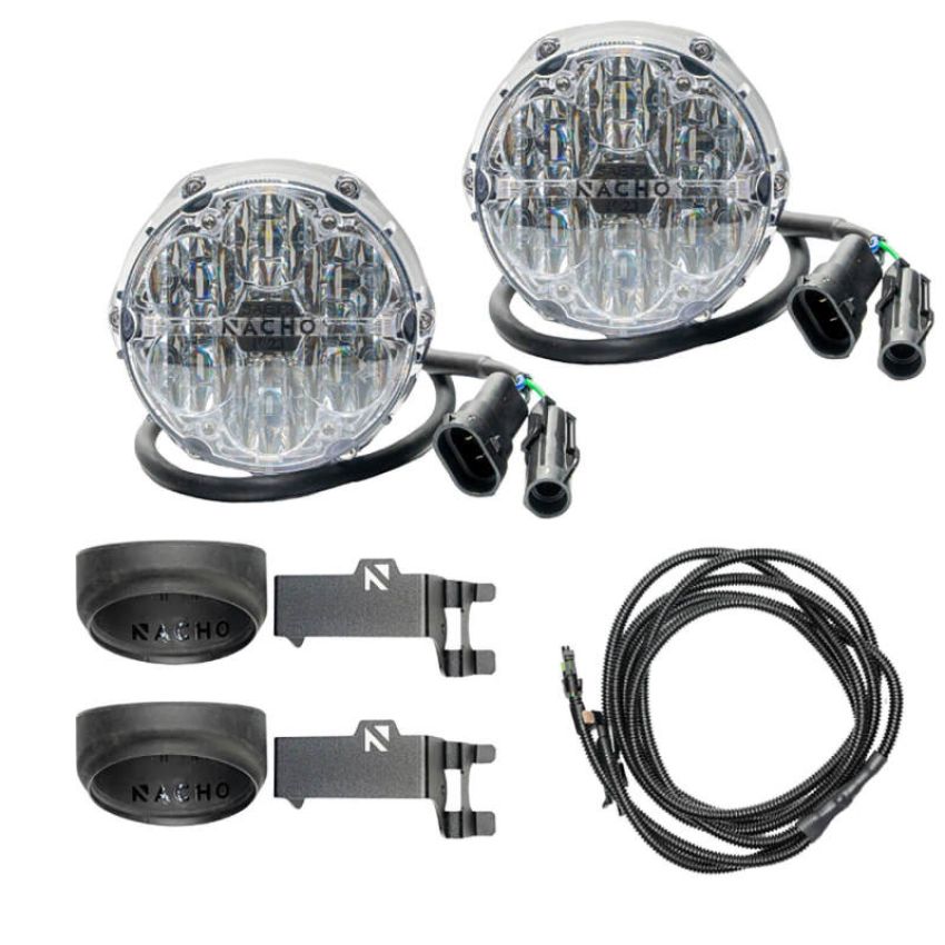 ARB V3TO1KWSO Toyota Nacho SAE Only Plug N Play Fog Light Kit - White