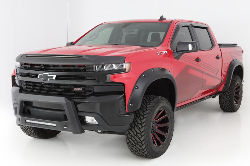 19-   Chevy 1500 Pocket Style Fender Flares 4Pc