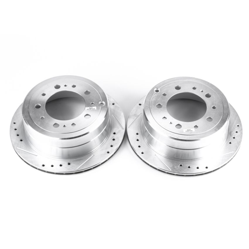 PowerStop JBR736XPR PowerStop Evolution Performance Drilled, Slotted & Plated Brake Rotor Pair