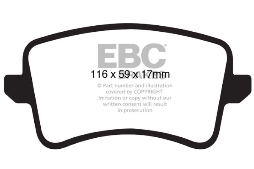 EBC Brakes DP21988 Greenstuff 2000 Series Sport Brake Pads