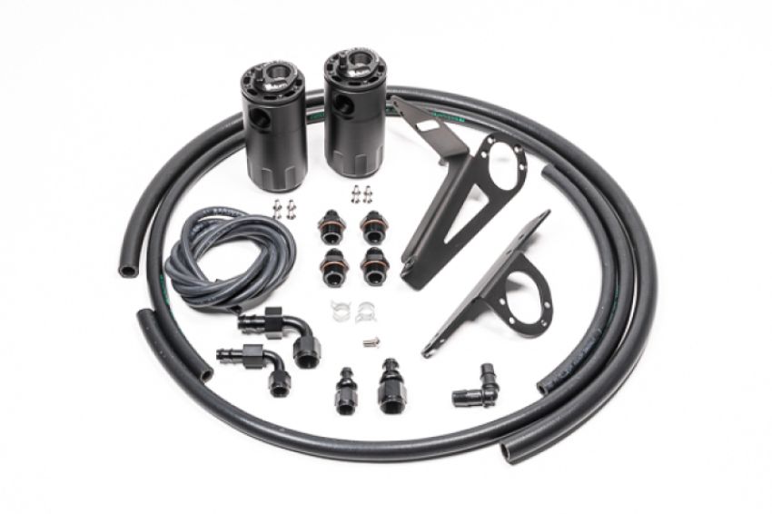 Radium Engineering 20-0096-FL DUAL CATCH CAN KIT, S2000, 00-05, LH DRIVE ONLY, FLUID LOCK