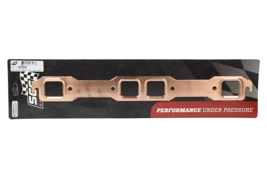 SCE GASKETS 4064 PRO COPPR EMBSSD EXH. FOR CHRYS 440 LARGE PORT, MOPAR B1