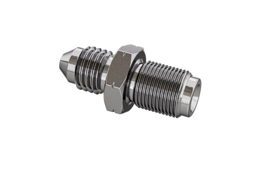 Goodridge P306-03-32C Straight Male Adaptor AN3 to M10x1.25 Concave