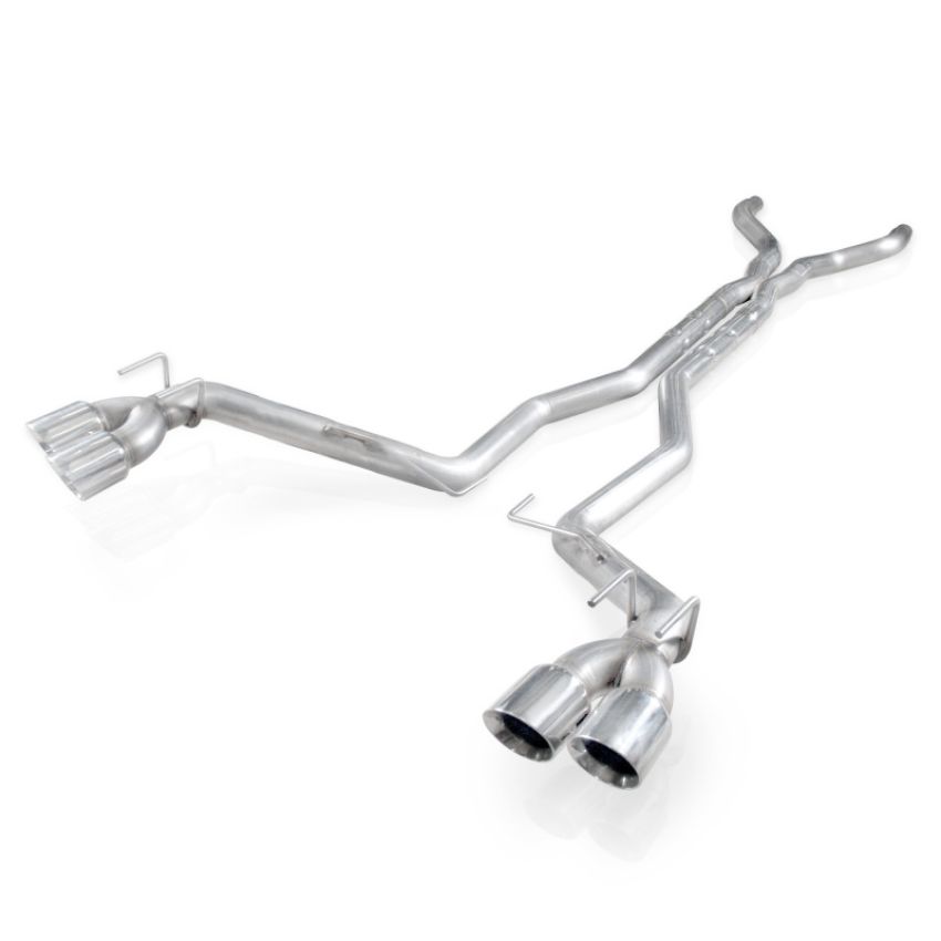 Stainless Works CA12CB-LMF 2012-15 Camaro ZL1 6.2L 3in Catback Dual Chambered Exhaust X-Pipe Resonator Deletes