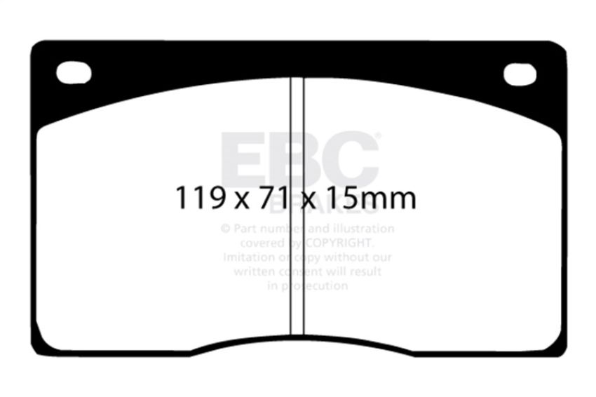 EBC Brakes DP3262C Redstuff Ceramic Low Dust Brake Pads