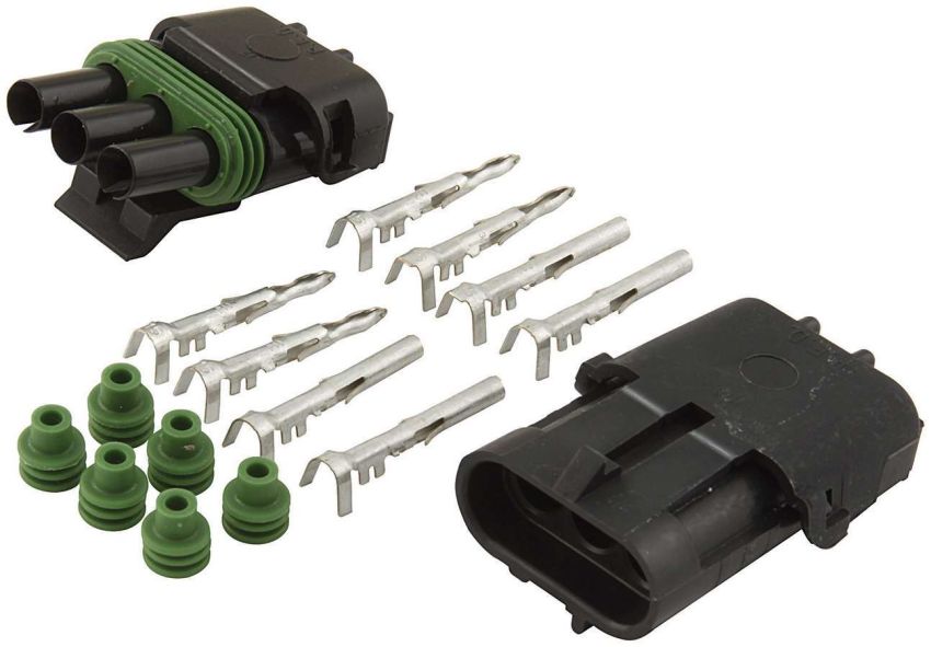 ALLSTAR PERFORMANCE ALL76267 3-Wire Weather Pack Connector Kit