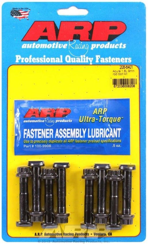 ARP ARP208-6401 Honda Rod Bolt Kit - Fits 1.8L