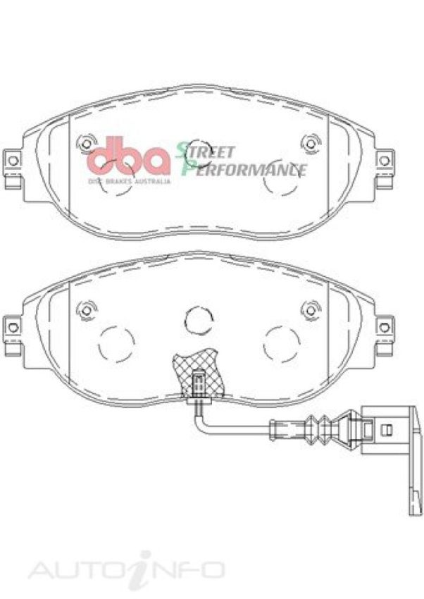 DBA DB8849SP 13-21 Volkswagen Golf R (MK7) SP Performance Front Brake Pads