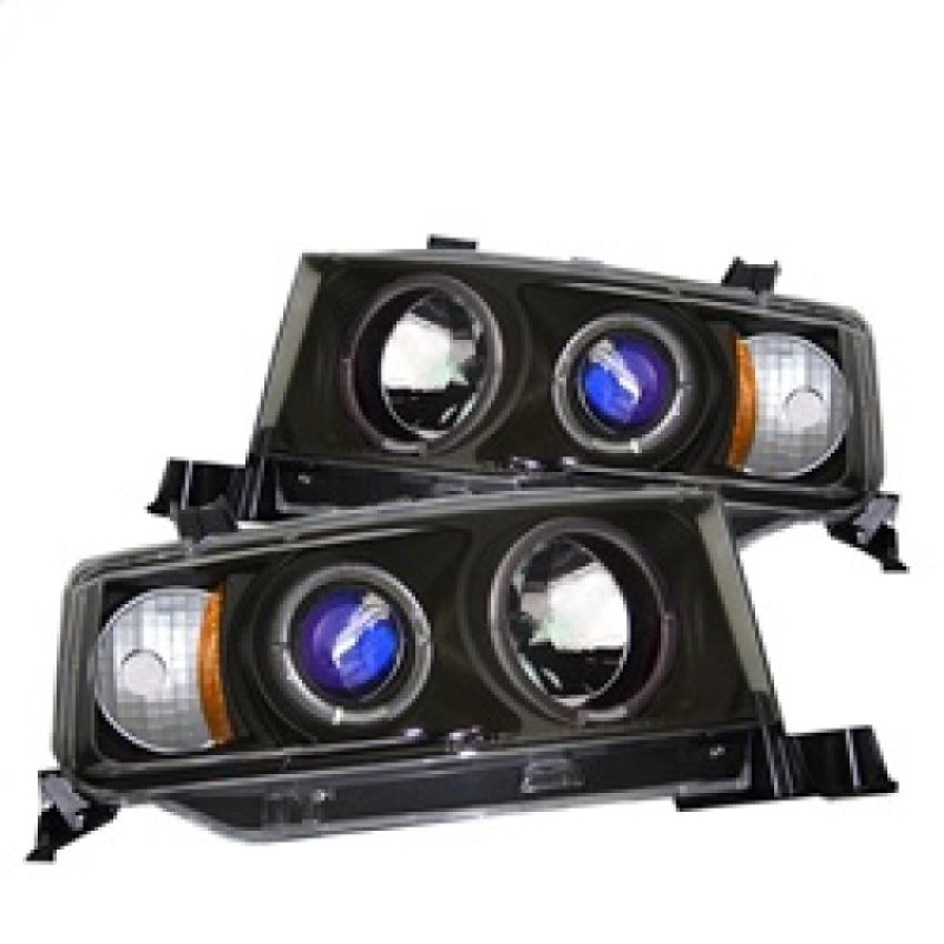 SPYDER 5011893 Projector Headlights - LED Halo - Black