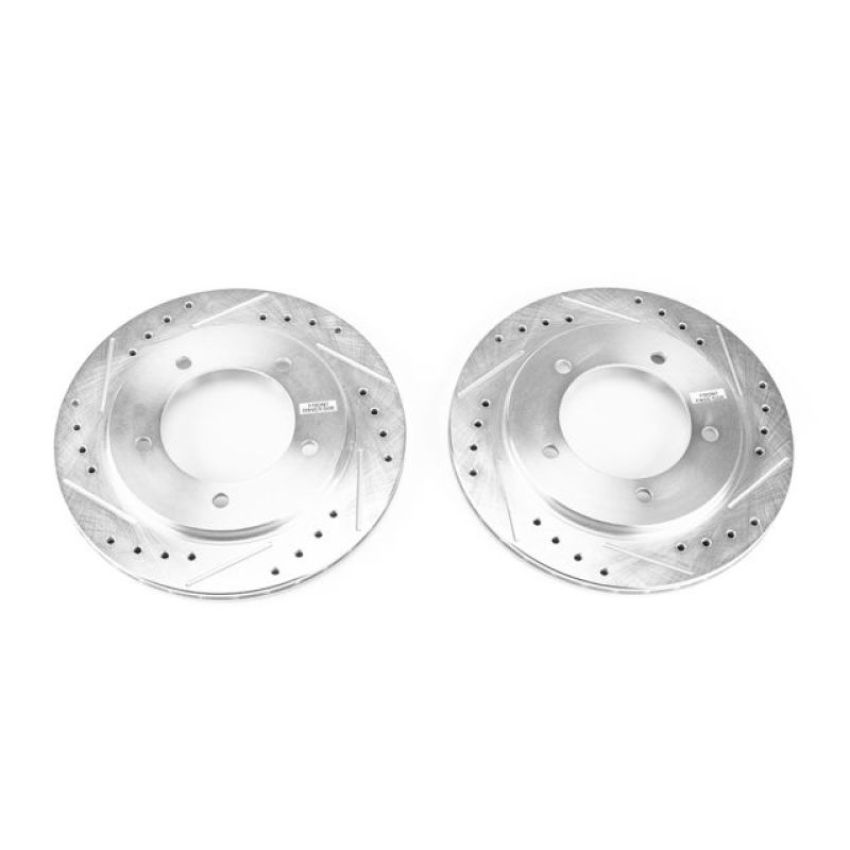 PowerStop JBR955XPR PowerStop Evolution Performance Drilled, Slotted & Plated Brake Rotor Pair