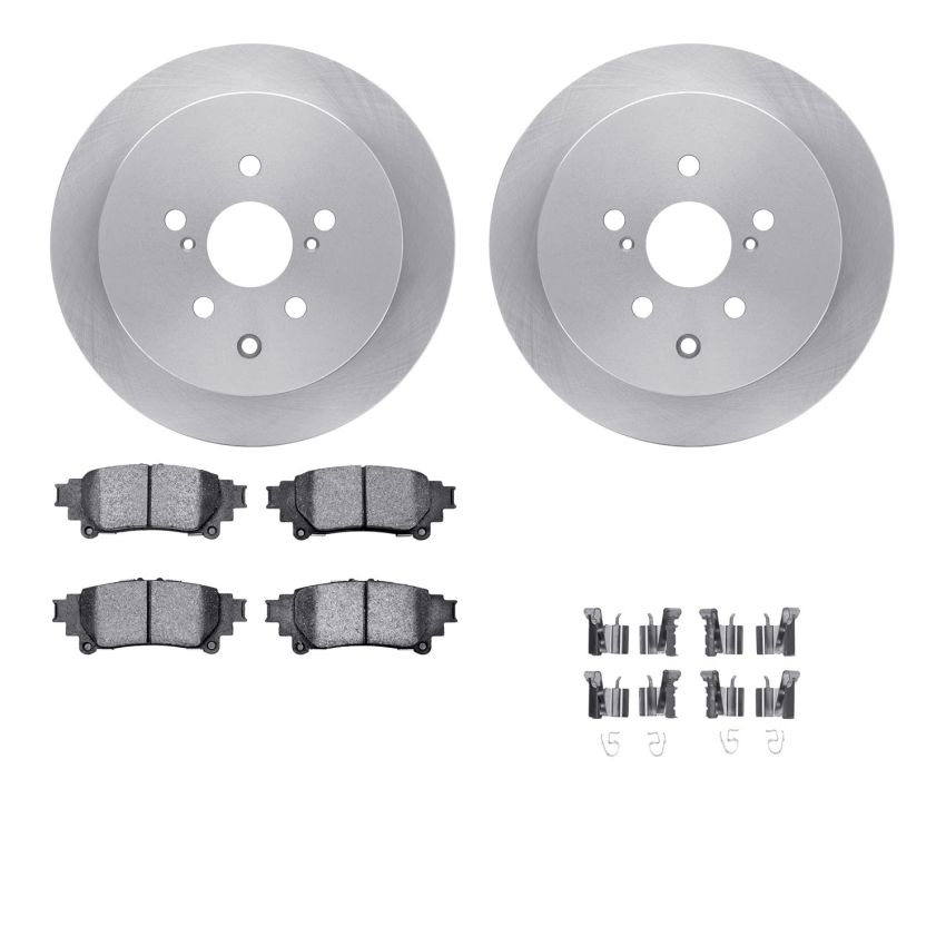 Dynamic Friction 6512-76689 Rotor Kit
