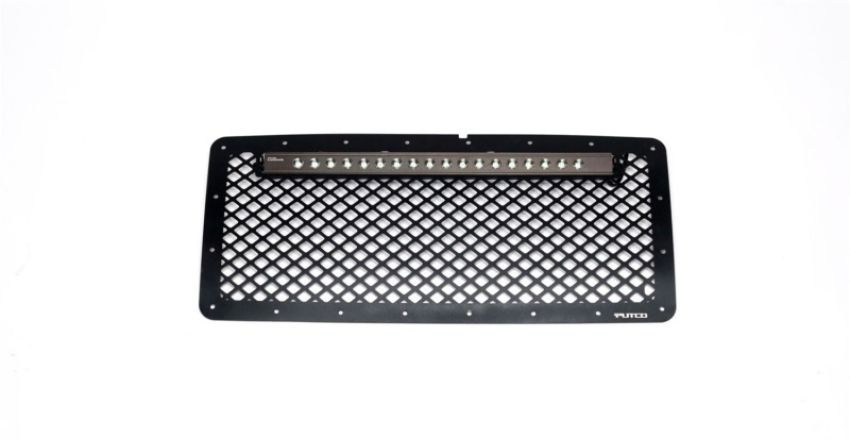 Putco 64178L 07-18 Jeep Wrangler - SS Black Grille w/ 20in Luminix Light Bar Designer FX Grilles