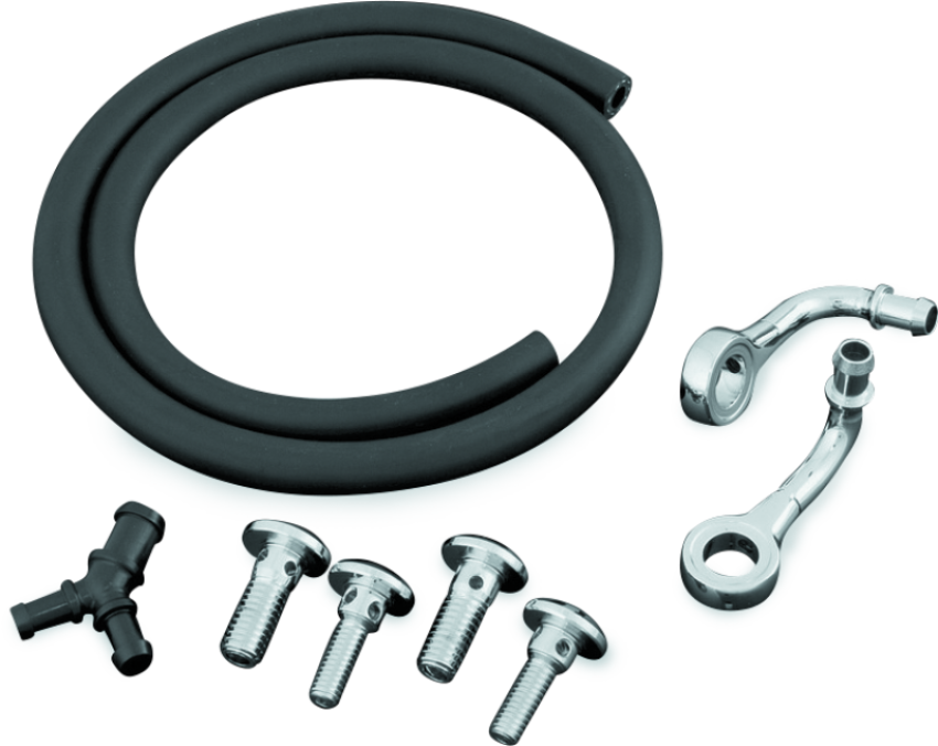 Kuryakyn 9932 Bluegrass Breather Kits 93-06 with CV Carb, 01-17 Delphi(ex. 08-17 Touring)