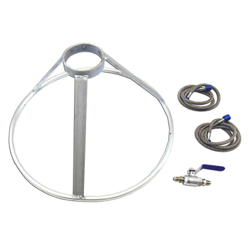 Nitrous Express 15910 BOTTLE TRANSFER KIT (COMPLETE W/STAND, CONTROL VALVE, & LINES)