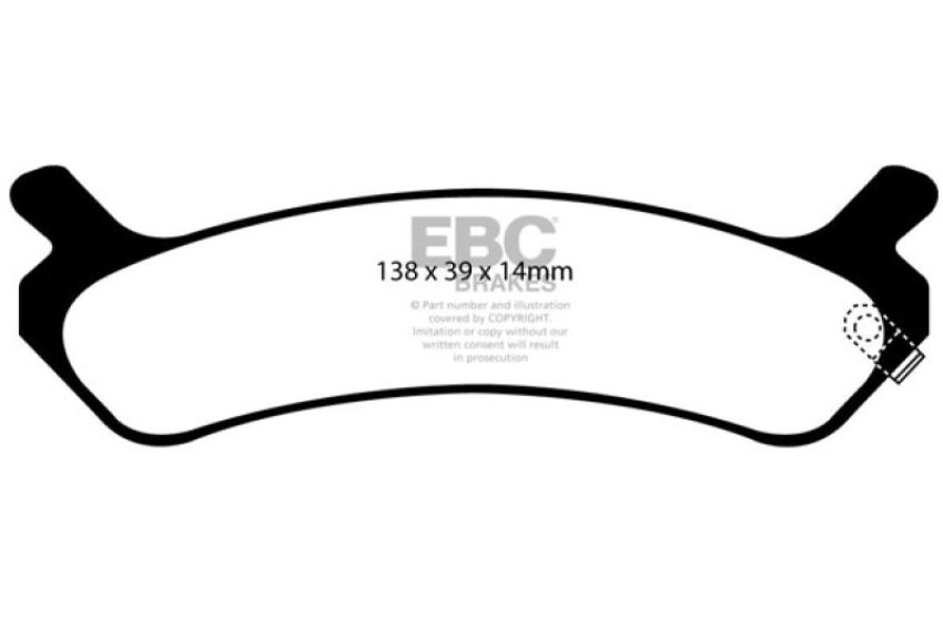 EBC Brakes DP21017 Greenstuff 2000 Series Sport Brake Pads