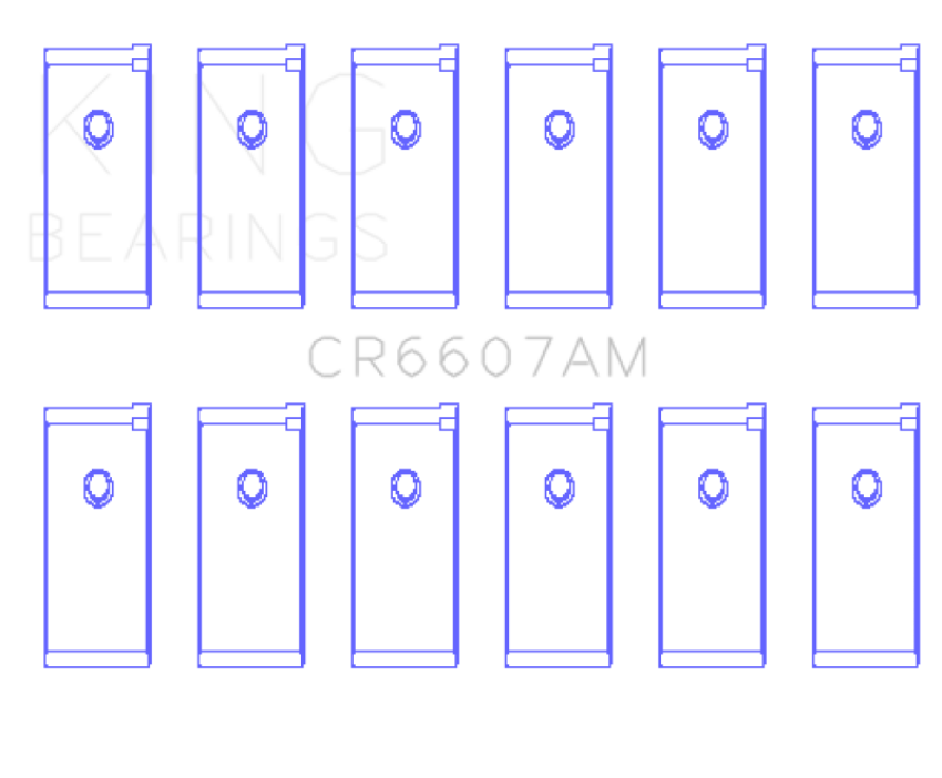 King Datsun L28 (Size STD) Connecting Rod Bearing Set