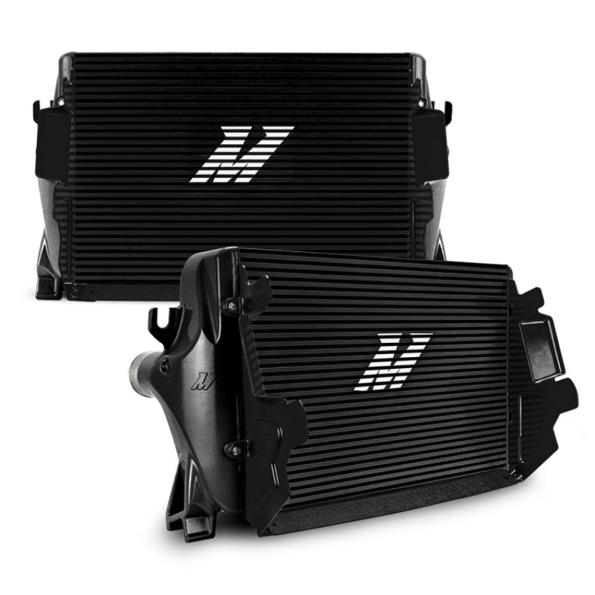 Mishimoto MMINT-RAM-19KBKWBK 2019+ Dodge Ram 6.7L Cummins Intercooler Kit / BK Cooler - WBK Pipes