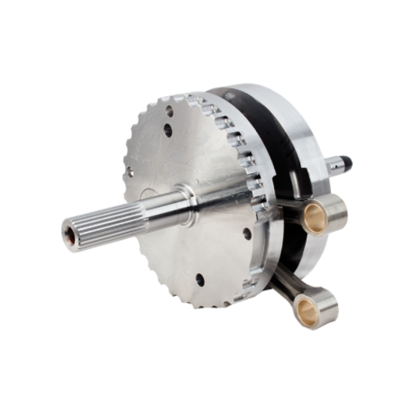 S&S Cycle 320-0353 2007+ BT 4-3/8in Stroke Flywheel Assembly w/o Sprocket Shaft Bearing Race