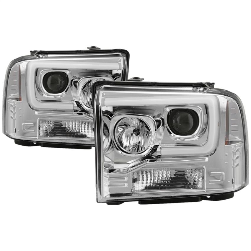 SPYDER 5084682 Projector Headlights - Version 2 - Light Bar DRL - Black
