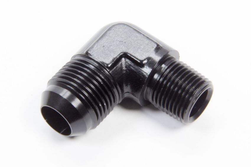 AEROQUIP AERFCM5017 90 Deg #12 to 1/2in Alum Adapter Black