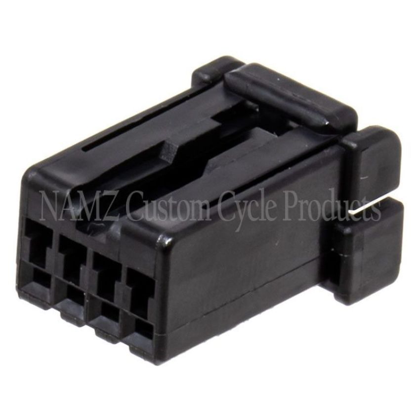 NAMZ NA-174966-2 AMP 040 Series 4-Postiion Female Wire Plug Housing Connector (HD 72914-01BK)