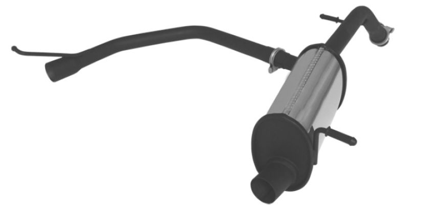 Remus 664006 198 2006 Peugeot 207 3 & 5 Door 1.4L HDI 1.6L HDI Axle Back Exhaust (Tail Pipes Req)