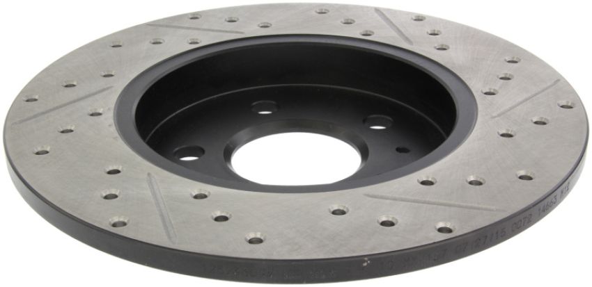 Stoptech 127.33097R Slotted & Drilled Sport Brake Rotor