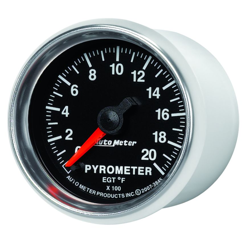 AutoMeter 3845 GAUGE, PYROMETER (EGT), 2 1/16