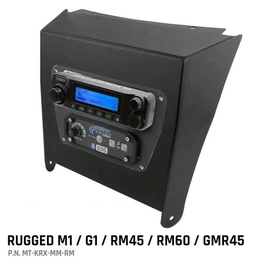 Rugged Radios MT-KRX-MM-RM Kawasaki KRX Multi-Mount Kit - Rugged M1/G1/RM45/RM60/GMR45