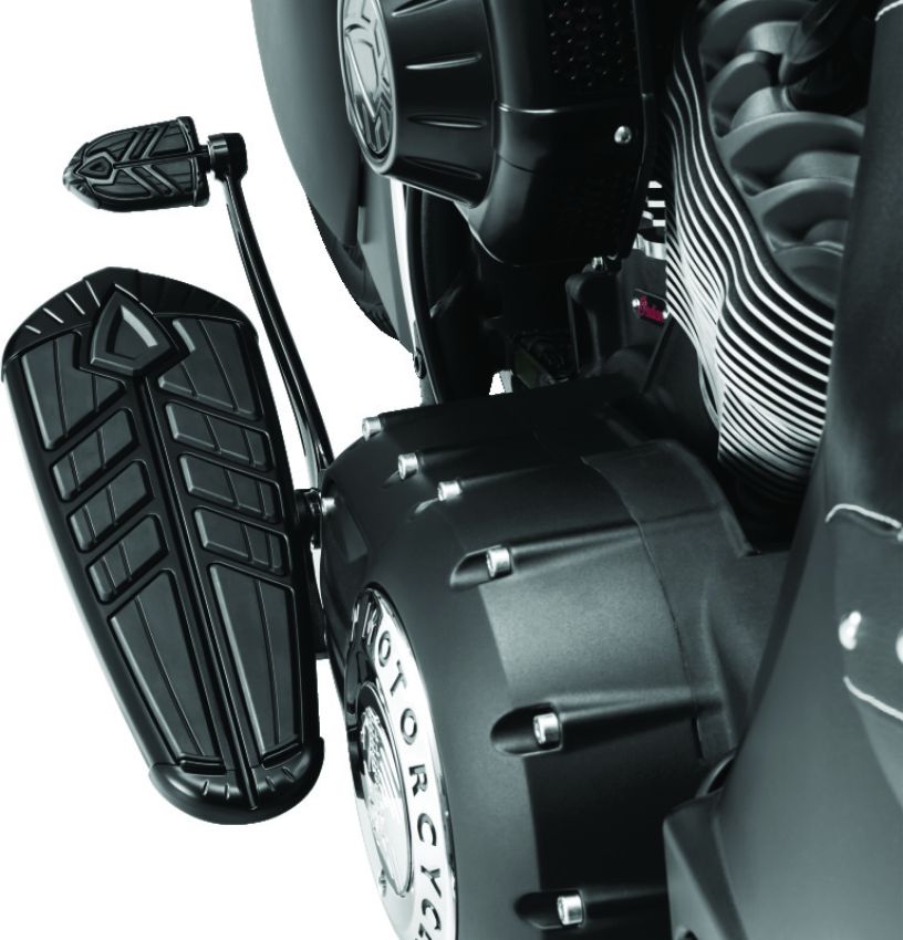 Kuryakyn 5651 Spear Driver Floorboard Inserts Satin Black