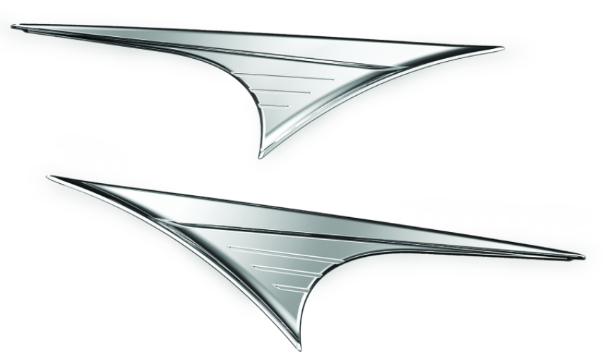 Kuryakyn 7274 Side Body Accents For Trikes Chrome