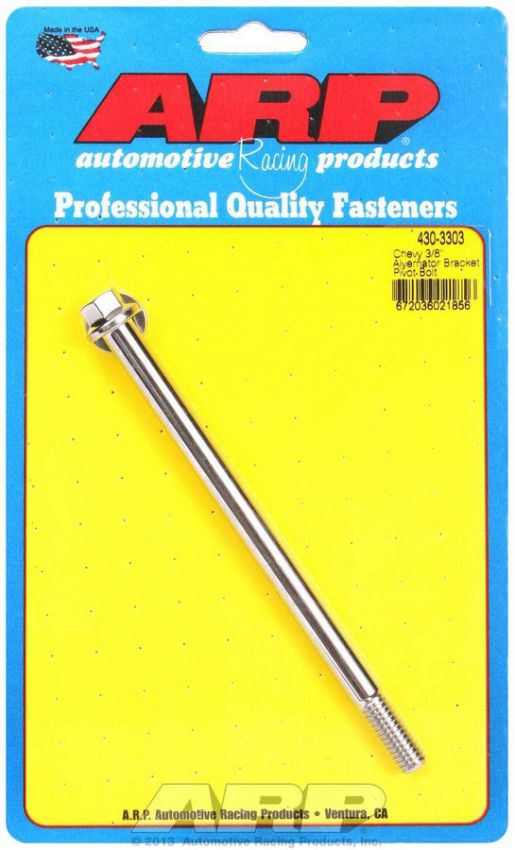 ARP ARP430-3303 Alternator Pivot Bolt Kit