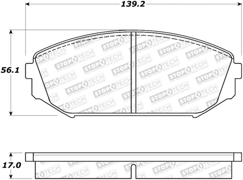 Stoptech 308.07930 Street Brake Pads