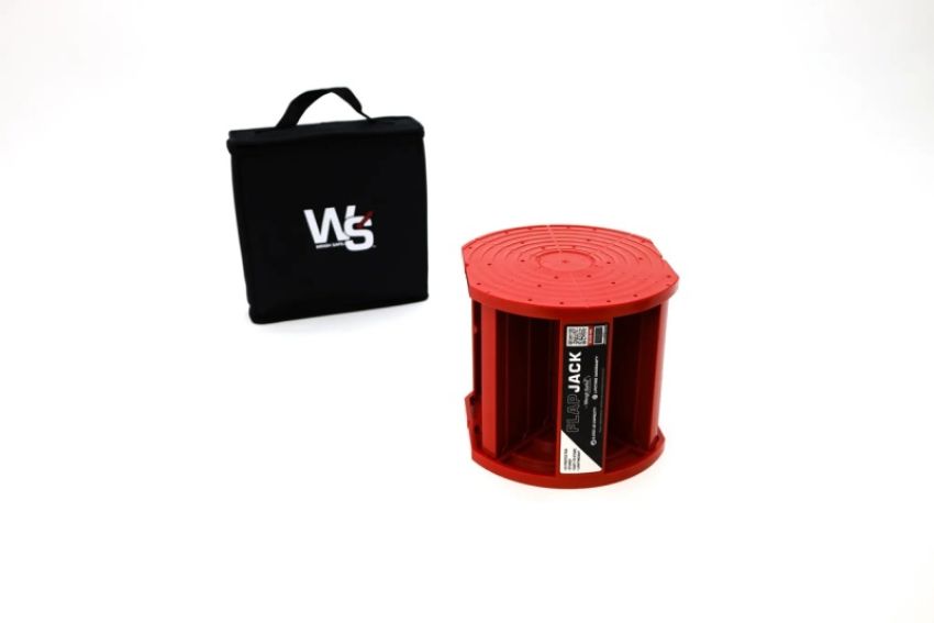 Weigh Safe WSFJS Flap Jack Block & Flap Step Shoe Scraper w/Bag
