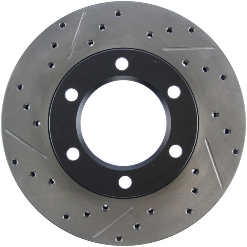 Stoptech 127.68000R Slotted & Drilled Sport Brake Rotor