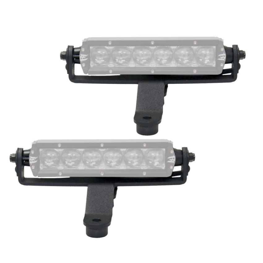 Go Rhino 730060T 18-20 Jeep Wrangler JL/JLU/Gladiator JT Light Mount - Two 6in Single Tow